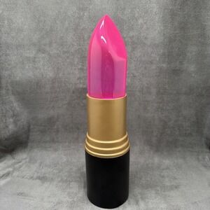 Jumbo Tabletop Hot Pink Lipstick Decor